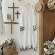画像5: mifumi／Wトロンのワンピース・白に黒花 (5)