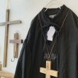画像3: mifumi／アトリエ刺繍ハンナドレス・黒 (3)