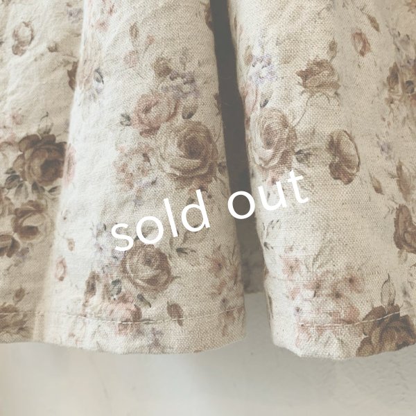 画像4: mifumi/hibinoワンピース・ブラウンブーケ (4)