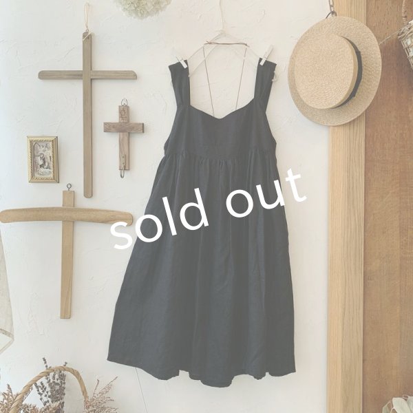 画像5: mifumi／コケットキャミワンピース・黒 (5)