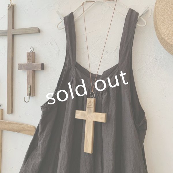 画像2: mifumi／pomサロペット・こげ茶 (2)