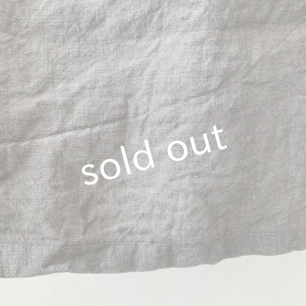 画像5: mifumi／アトリエ刺繍ポワンヨークワンピース・濃灰 (5)