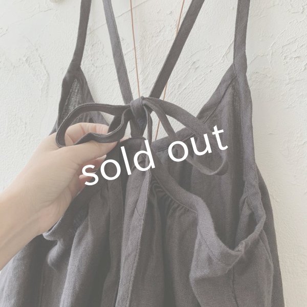 画像5: mifumi／ギャザーとりぼんのサスパンツ・スミクロ (5)