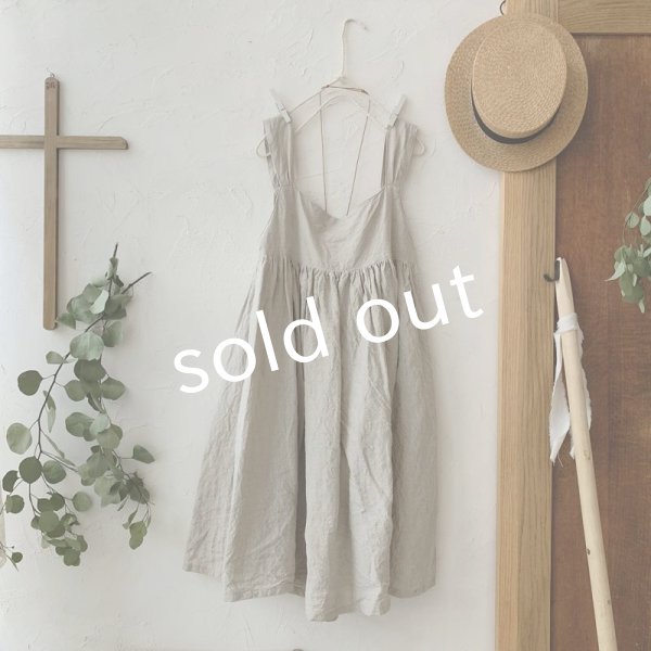 画像5: mifumi／コケットキャミワンピース・生成り (5)