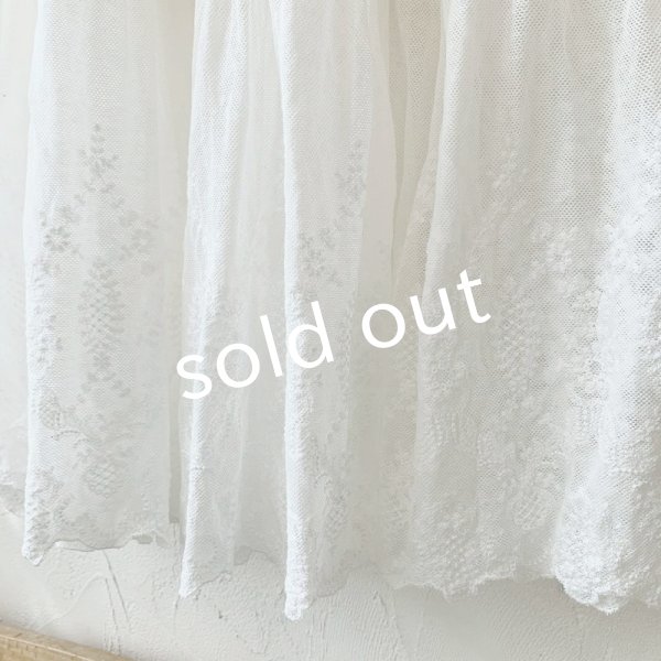 画像3: mifumi／木綿糸のチュールとリネンのぺちぱんつ・A (3)