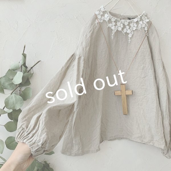 画像4: mifumi／おはなたちのブラウス・生成り (4)