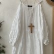 画像3: mifumi／ドロップショルダーボリュームpuffワンピース・森のぼーるオフ (3)