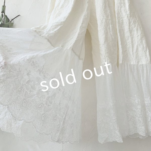 画像2: mifumi/木綿糸のチュールとリネンのぺちぱんつ・B (2)