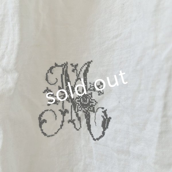 画像5: mifumi／タックとアトリエ刺繍のエプロン・オフ (5)