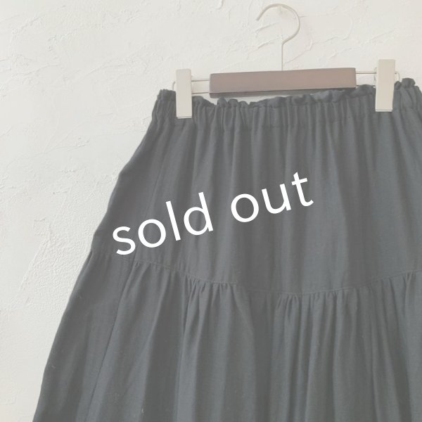 画像6: mifumi／ティアードぺちスカート・黒ベルレース (6)