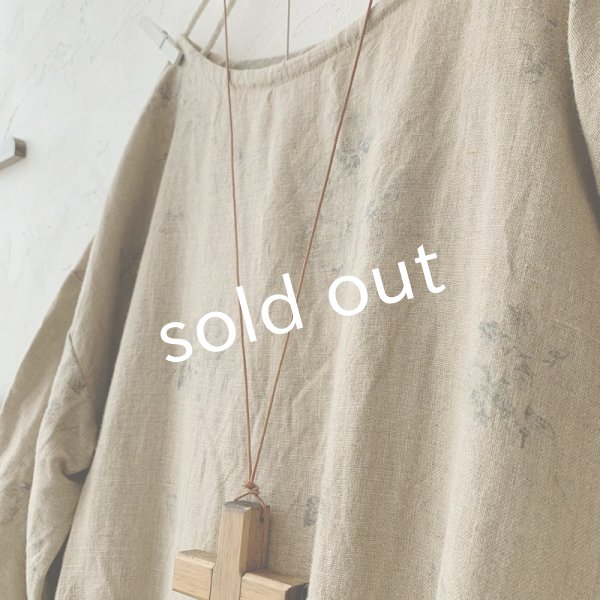 画像3: mifumi/hibinoワンピース・シャビー黒花 (3)