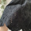 画像3: mifumi／ティアードぺちスカート・黒ベルレース (3)