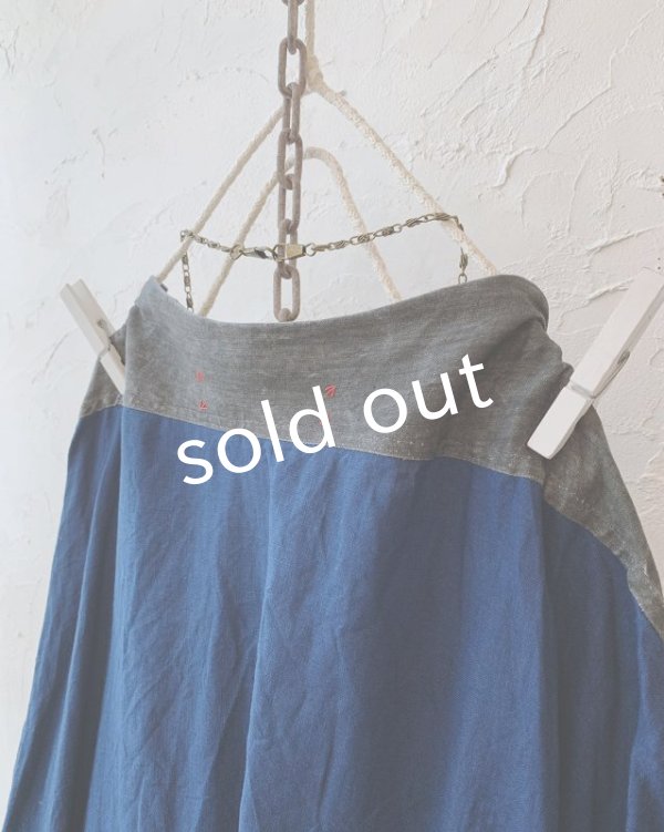 画像10: HALLELUJAH/1980's 羊飼いのローブ バイカラー・インディゴ (10)