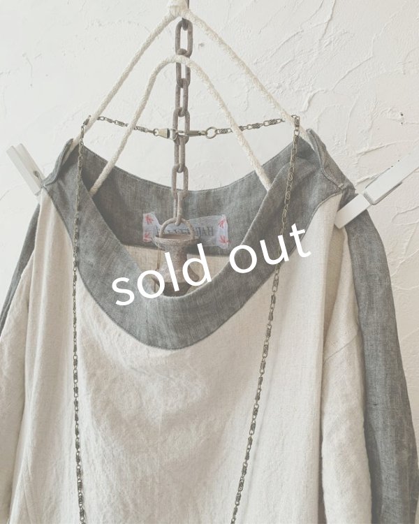 画像2: HALLELUJAH／1980's 羊飼いのローブ バイカラー・フラックス (2)