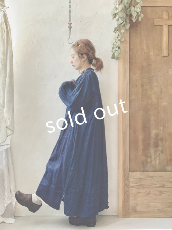 画像11: HALLELUJAH／1800's 羊飼いのローブ ハンドステッチ・インディゴ (11)