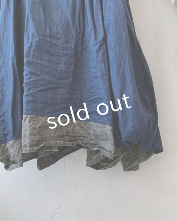 画像7: HALLELUJAH/1980's 羊飼いのローブ バイカラー・インディゴ (7)