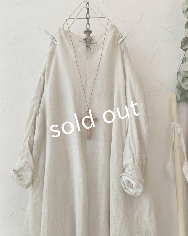 画像4: HALLELUJAH／羊飼いのローブ ガーゼ・フラックス (4)