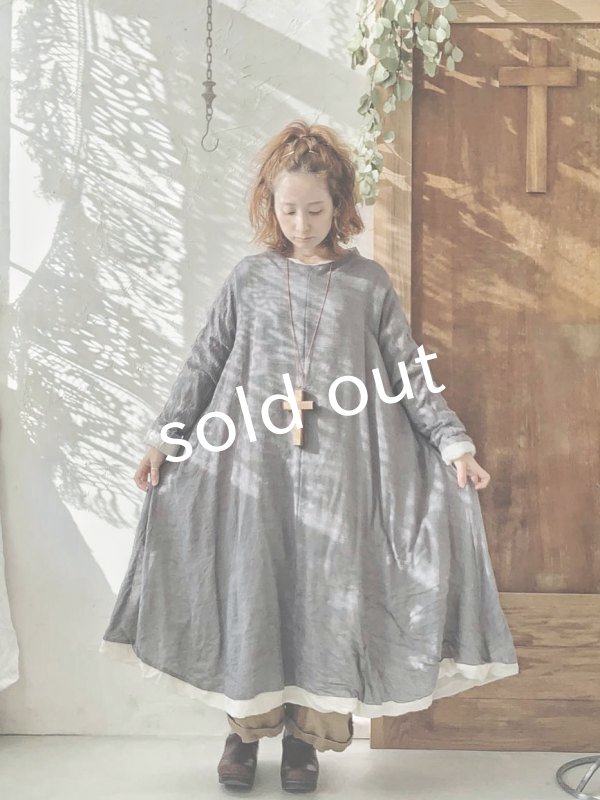 画像13: HALLELUJAH／羊飼いのローブ ガーゼ・グレー (13)