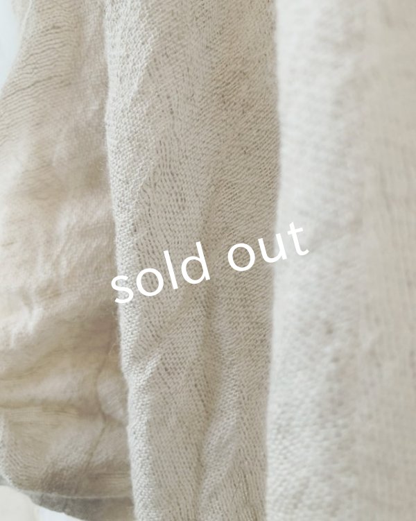 画像10: HALLELUJAH／羊飼いのローブ ガーゼ・フラックス (10)