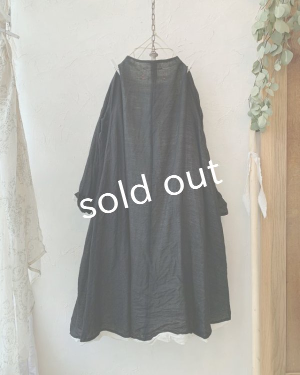 画像11: HALLELUJAH／羊飼いのローブ ガーゼ・ブラック (11)