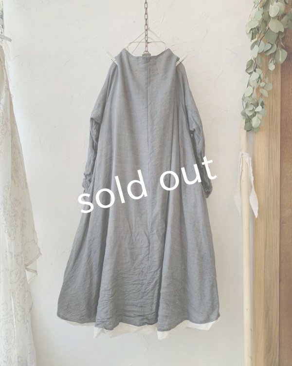 画像10: HALLELUJAH／羊飼いのローブ ガーゼ・グレー (10)