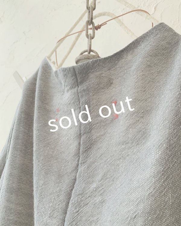 画像12: HALLELUJAH／羊飼いのローブ ガーゼ・グレー (12)