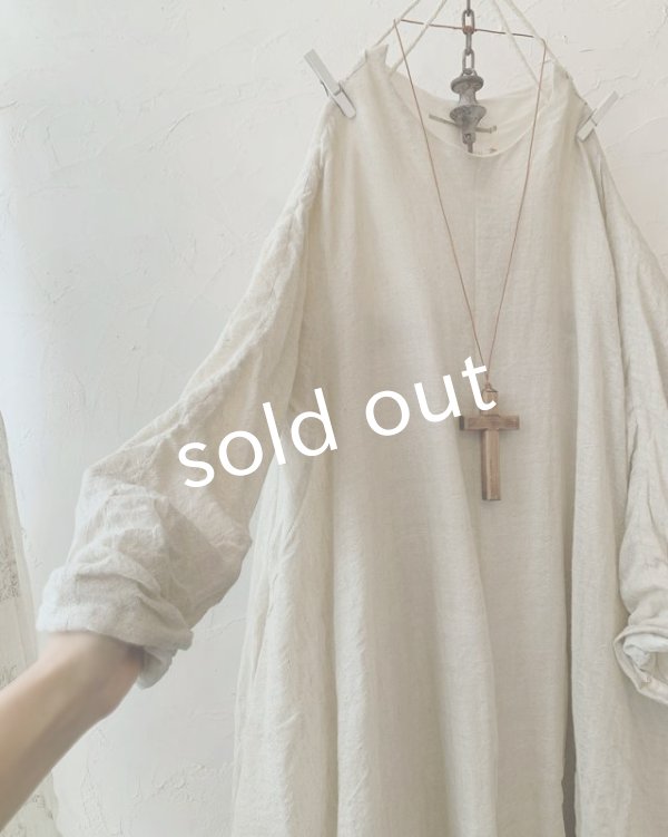 画像6: HALLELUJAH／羊飼いのローブ ガーゼ・フラックス (6)