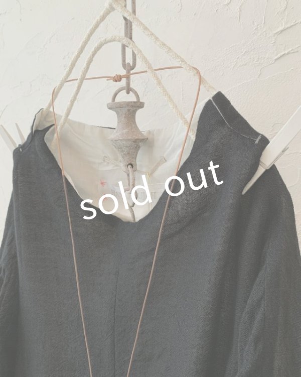 画像4: HALLELUJAH／羊飼いのローブ ガーゼ・ブラック (4)