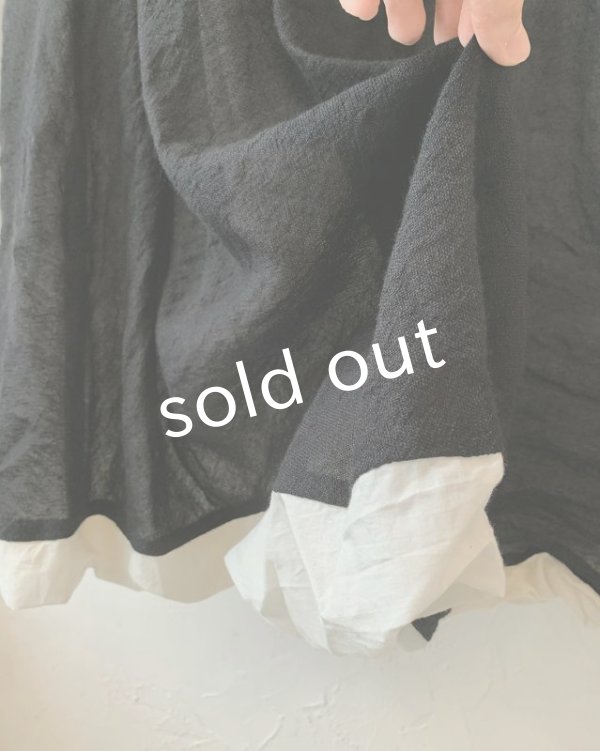 画像10: HALLELUJAH／羊飼いのローブ ガーゼ・ブラック (10)