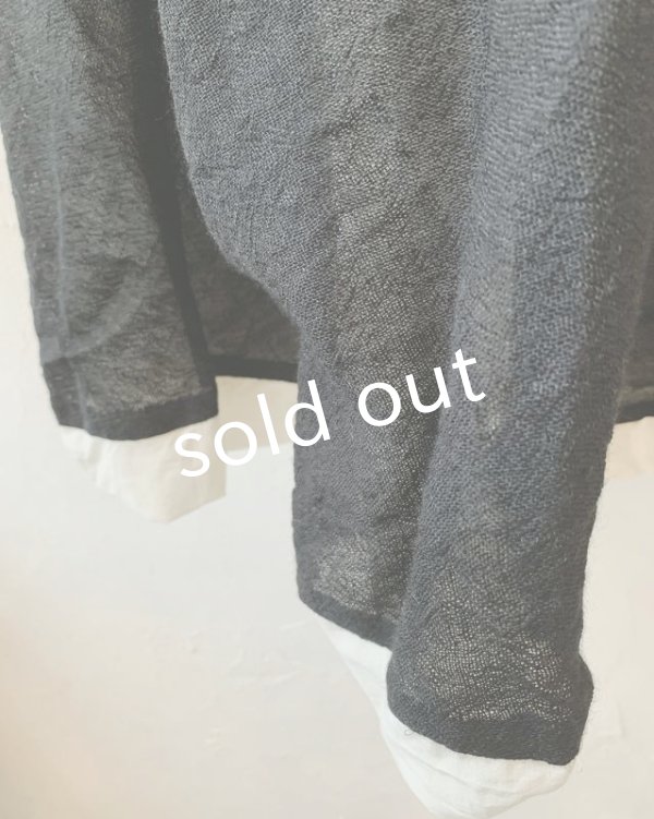 画像9: HALLELUJAH／羊飼いのローブ ガーゼ・ブラック (9)