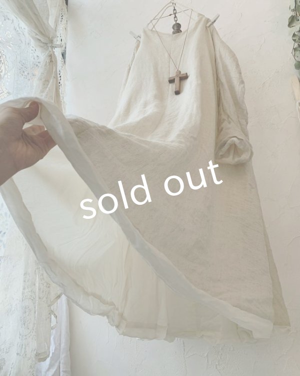 画像7: HALLELUJAH／羊飼いのローブ ガーゼ・フラックス (7)