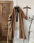 画像1: MARCHE' DE SOEUR／後ろりぼんワンピース・柿渋染め (1)