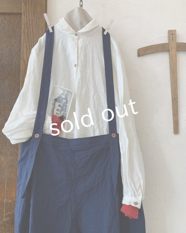 画像3: MARCHE' DE SOEUR／サスペンダーパンツ・インディゴ (3)