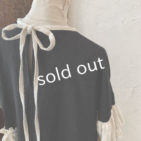 画像9: MARCHE' DE SOEUR／ブルターニュの少女のドレス・black (9)