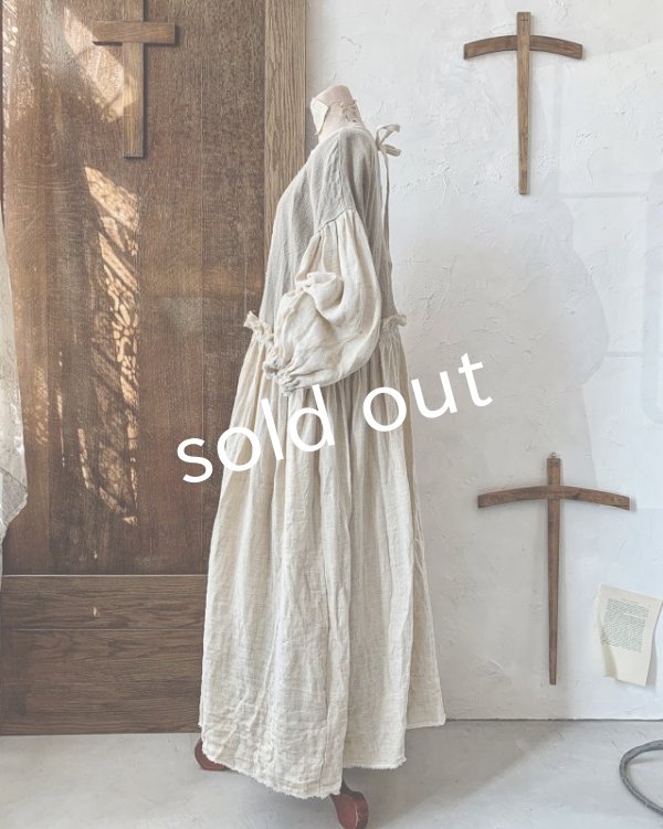 画像3: MARCHE' DE SOEUR／ブルターニュの少女のドレス・écru (3)