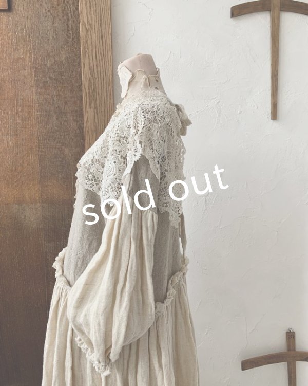 画像9: pollenbienco／ブルターニュの少女のレースケープドレス (9)