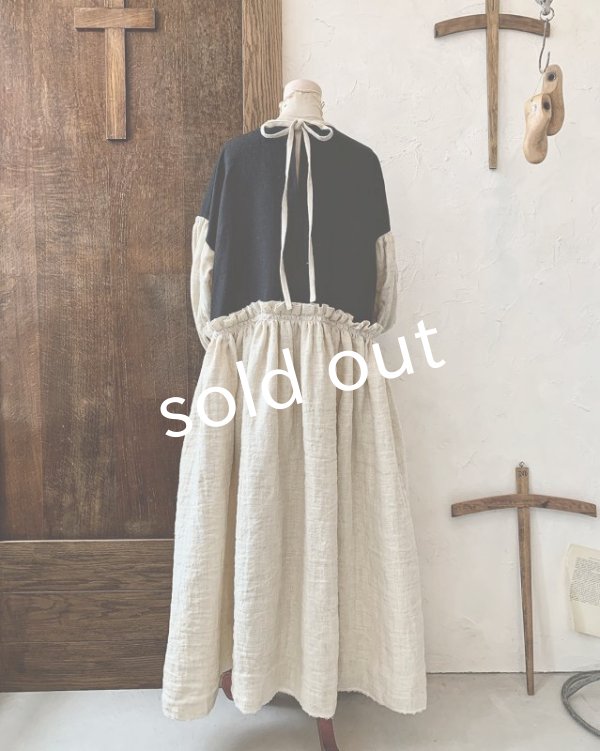 画像5: MARCHE' DE SOEUR／ブルターニュの少女のドレス・black (5)