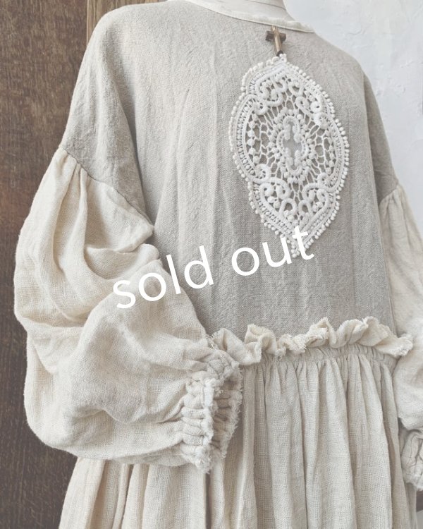 画像7: MARCHE' DE SOEUR／ブルターニュの少女のドレス・écru (7)