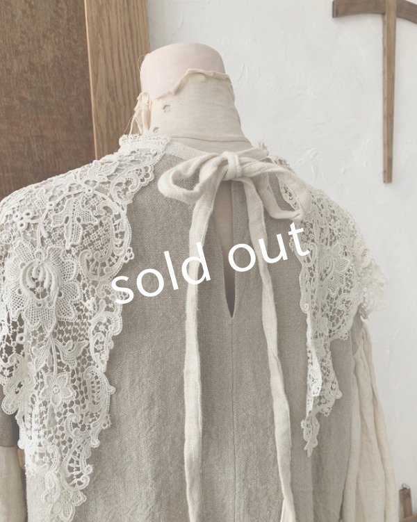 画像12: pollenbienco／ブルターニュの少女のレースケープドレス (12)
