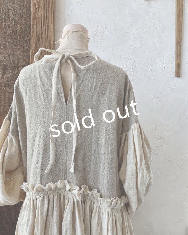 画像14: MARCHE' DE SOEUR／ブルターニュの少女のドレス・écru (14)