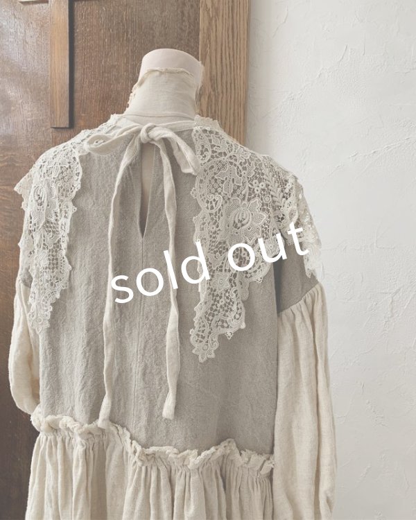 画像11: pollenbienco／ブルターニュの少女のレースケープドレス (11)
