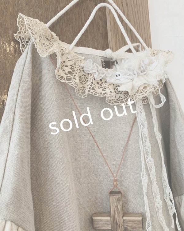 画像4: pollenbienco／ブルターニュの少女のレースティペットドレス (4)