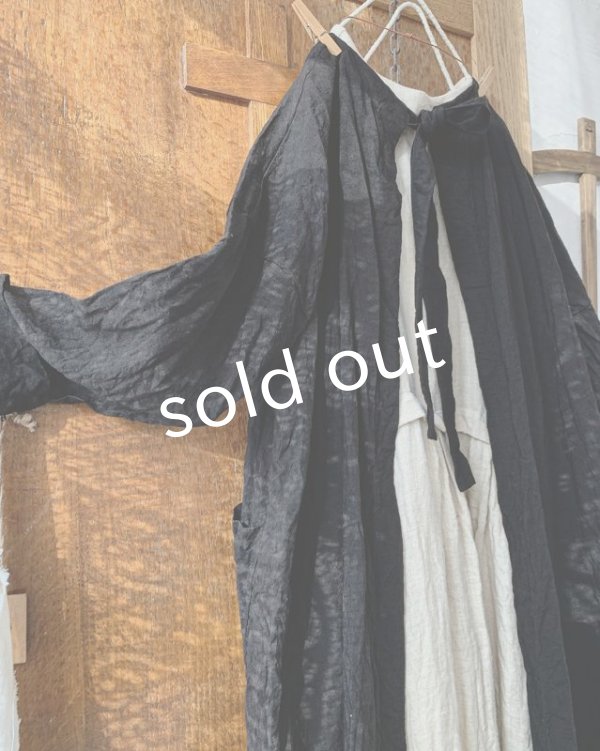 画像4: MARCHE' DE SOEUR／後ろリボンワンピース・黒 (4)