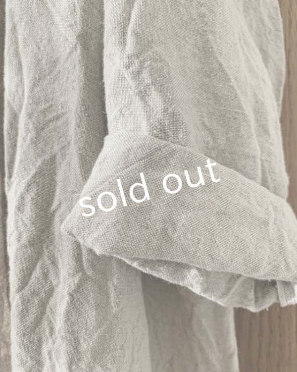 画像6: MARCHE' DE SOEUR／後ろリボンワンピース・ハードマンズリネン (6)