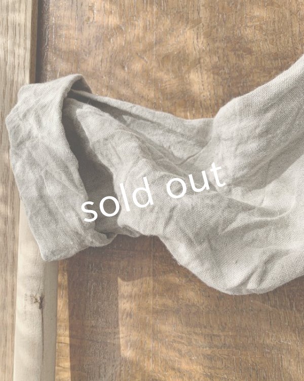 画像8: MARCHE' DE SOEUR／後ろリボンワンピース・ハードマンズリネン (8)