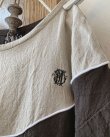 画像3: mifumi／アトリエ刺繍 キャロルのドレス・こげ茶×エクリュ (3)