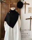 画像1: MARCHE' DE SOEUR／教会のケープ・リバーシブル【木の十字架ブローチ付】 (1)