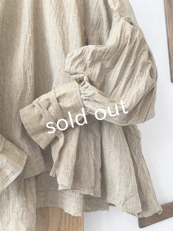 画像3: MARCHE' DE SOEUR／カフスプルオーバー・カーキベージュ (3)