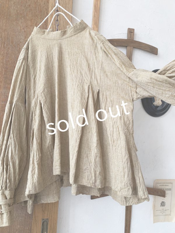 画像5: MARCHE' DE SOEUR／カフスプルオーバー・カーキベージュ (5)