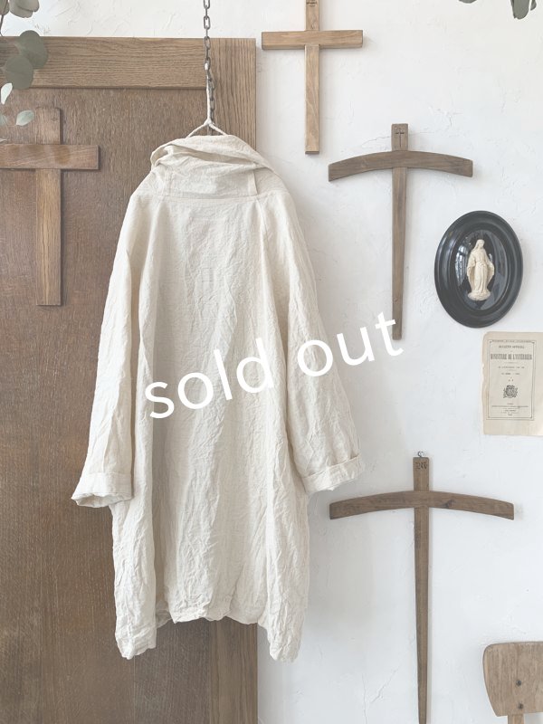 画像9: MARCHE' DE SOEUR/ジャケット・インペリアルヘンプ生成り (9)